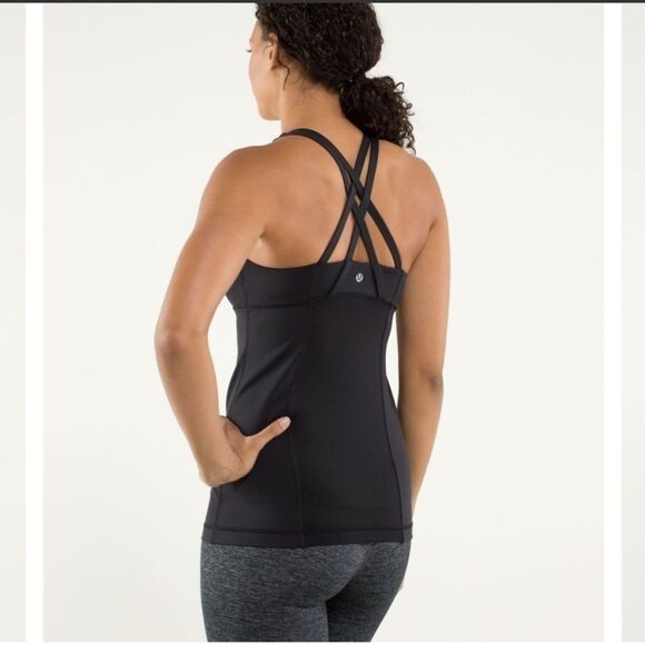 Lululemon Energy Tank Midnight Iris Multi / Black - Picture 2 of 5